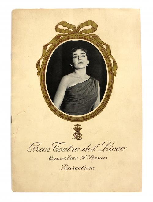 PROGRAMA DEL "GRAN TEATRO DEL LICEO"