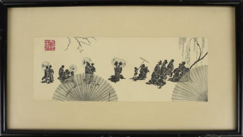ESTAMPACIÓN JAPONESA ENMARCADA