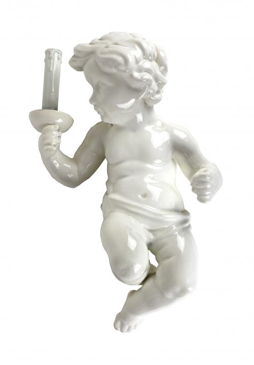 APLIQUE DE PARED EN PORCELANA DE MEDIADOS DEL S.XX