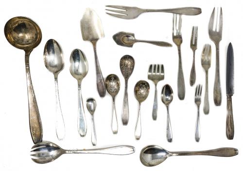 CUBERTERIA EN PLATA AÑOS 30