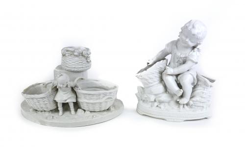DOS FIGURAS DE BISCUIT