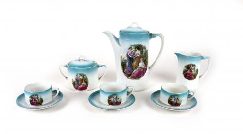 JUEGO DE CAFE DE PORCELANA