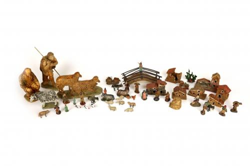 LOTE VARIADO DE PIEZAS DE PESEBRE