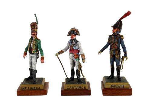 TRES SOLDADITOS DE PLOMO "OFICIALES"
