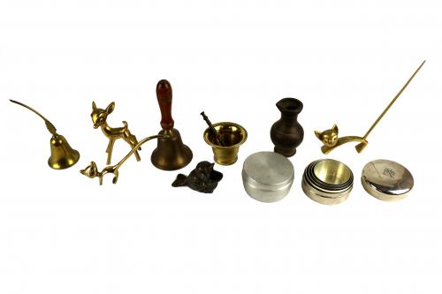 LOTE VARIADO DE PIEZAS EN BRONCE