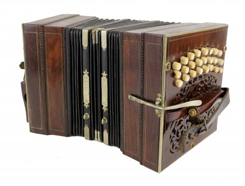 BANDONEON CONCERTINA ALEMANA DE PRIMER TERCIO DEL S.XX.