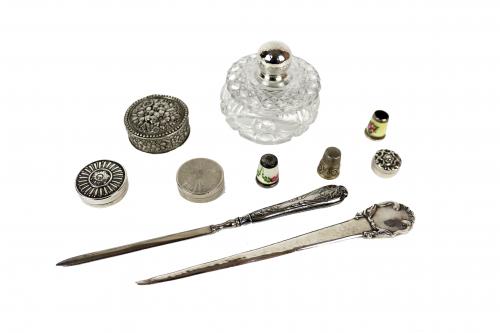 LOTE VARIADO DE PIEZAS EN PLATA