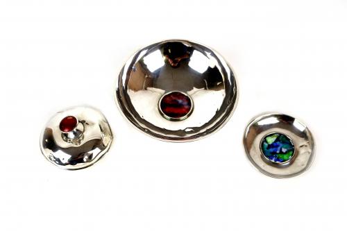 LOTE VADIADO DE PLATA Y ESMALTE