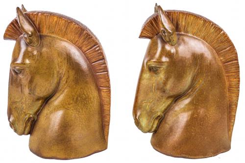 DOS CABEZAS DE CABALLO DE LLADRÓ