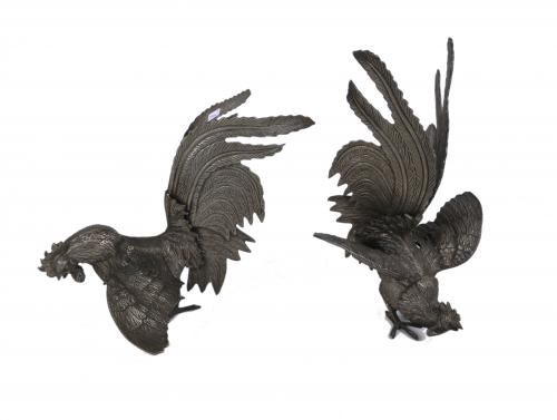 PAREJA DE GALLOS DE PELEA
