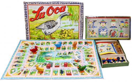 DOS JUEGOS DE SOBREMESA  AÑOS 40-50