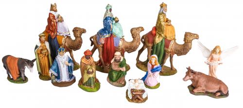 DOCE FIGURAS DE PESEBRE