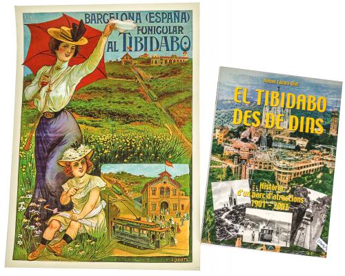 CARTEL Y LIBRO DEL TIBIDABO.