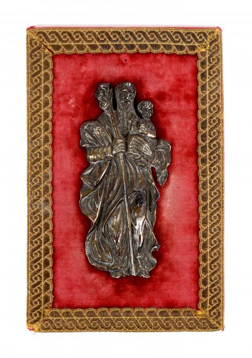 IMAGEN EN RELIEVE DE SAN JOSE CON EL NIÑO