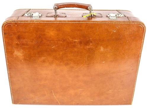 MALETA DE VIAJE DE MEDIADOS DE SIGLO XX