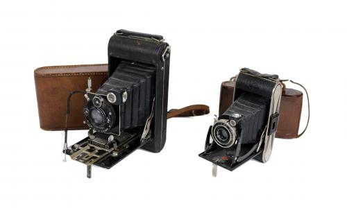 DOS MÁQUINAS DE FOTOGRAFIA DE LOS AÑOS 30