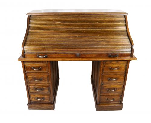 MUEBLE ESCRITORIO DE PERSIANA DE MEDIADOS DEL S.XX