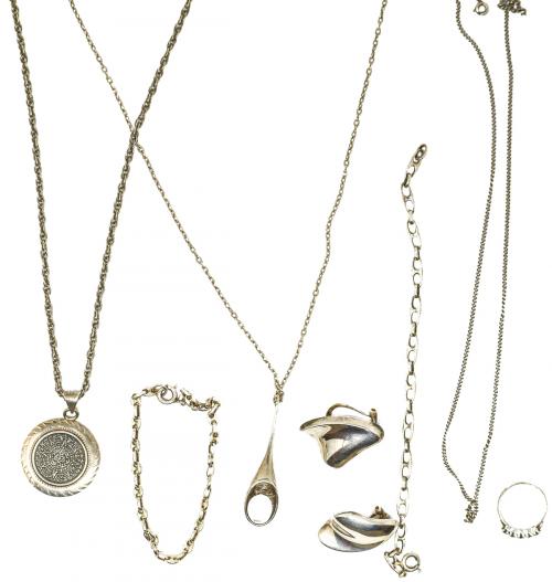 LOTE DE JOYAS DE PLATA
