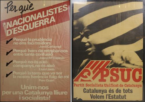 DOS CARTELES DE LA TRANSICIÓN