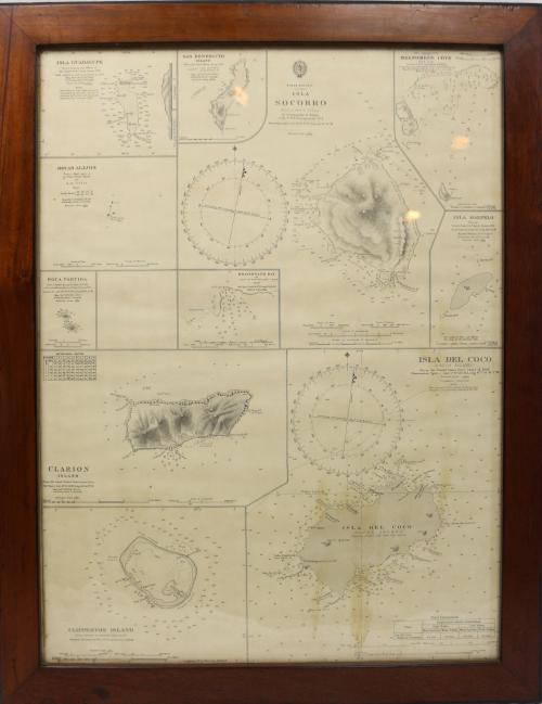 CARTA MARINA ENMARCADA
