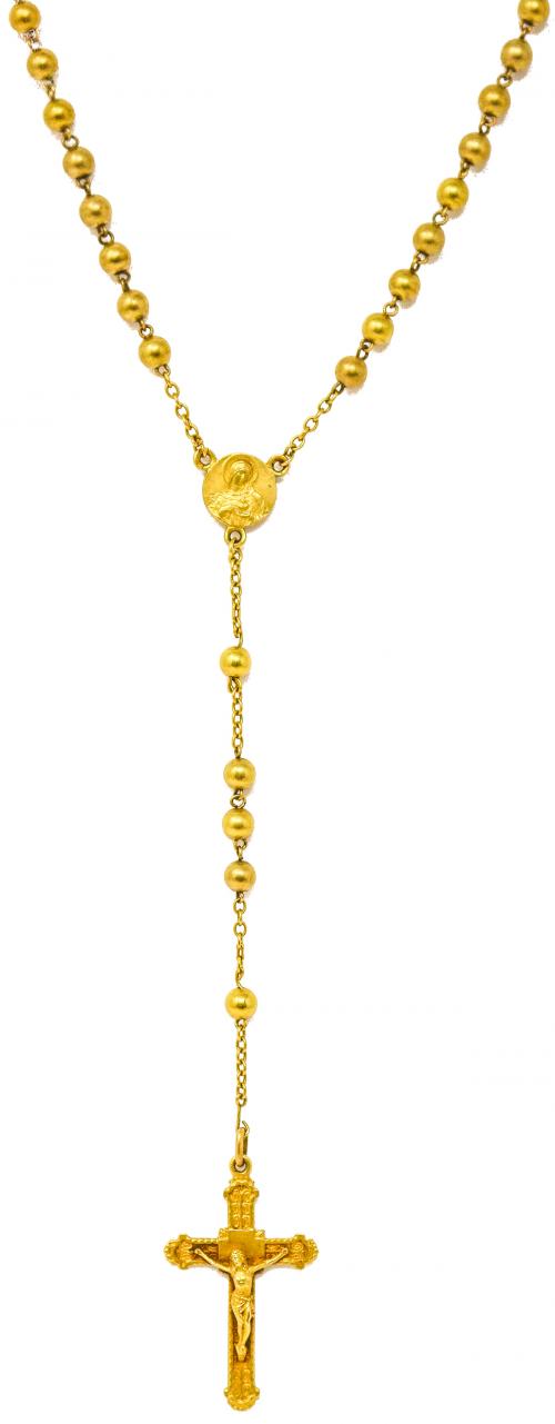 ROSARIO DE ORO DE MEDIADOS S.XX