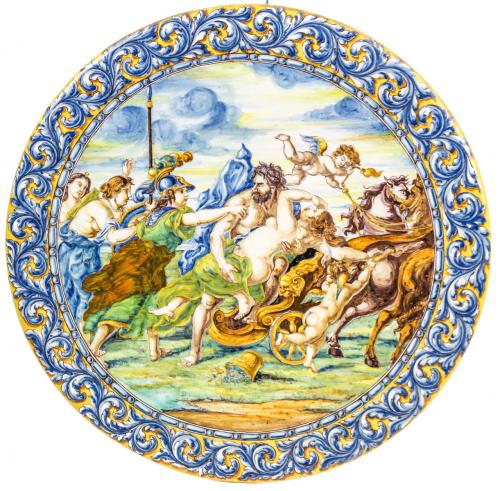 PLATO DECORATIVO DE TALAVERA DE LA REINA