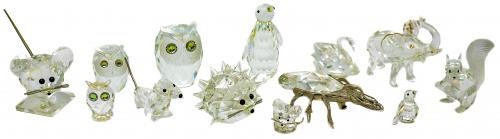 GRAN LOTE DE FIGURITAS DE CRISTAL