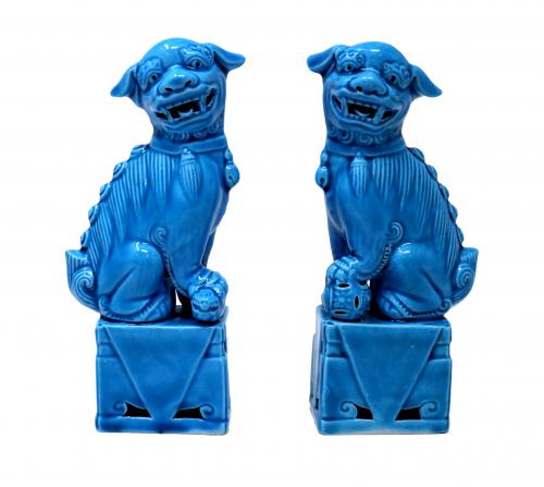 PAREJA DE FURIAS DE PORCELANA