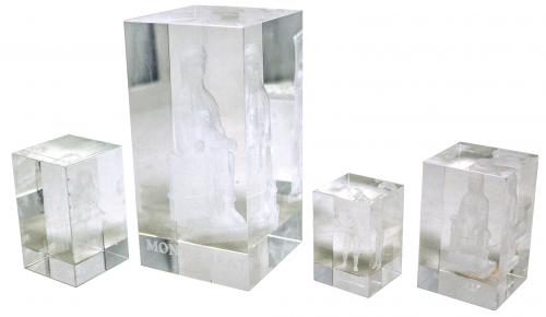 LOTE DE DISTINTAS PIEZAS DE CRISTAL DEL ÚLTIMO TERCIO S.XX 