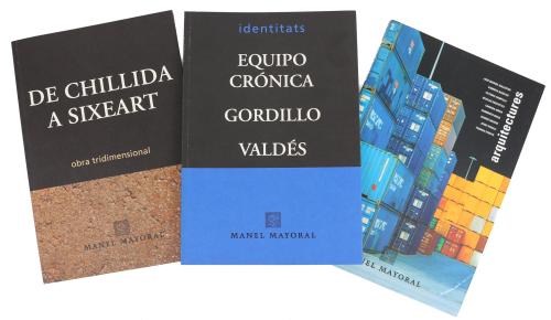 TRES CATALOGOS DE EXPOSICION