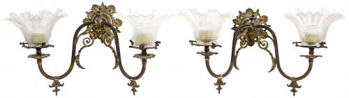 PAREJA DE APLIQUES DEL PRIMER CUARTO DEL S.XX.