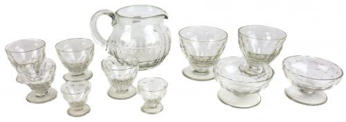 CONJUNTO DE COPAS EN CRISTAL DE "BACCARAT"