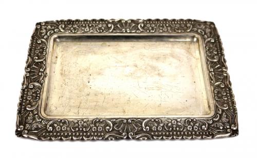 BANDEJA DE PLATA RECTANGULAR
