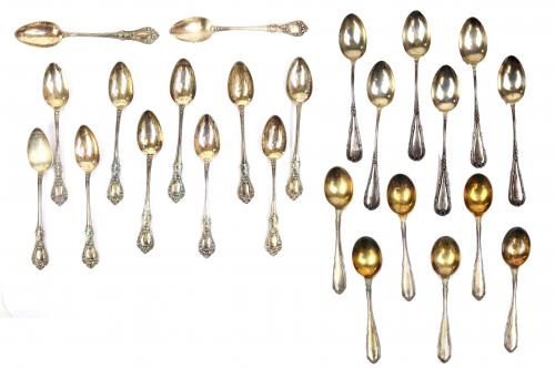 GRAN LOTE DE CUCHARITAS EN PLATA
