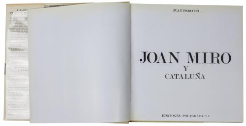 JOAN MIRÓ Y CATALUÑA