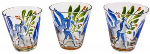 TRES VASOS DE COLECCIÓN DE FELIU ELÍAS