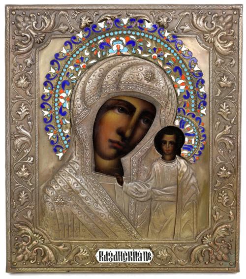 ICONO RUSO DE MEDIADIOS DEL S.XX.