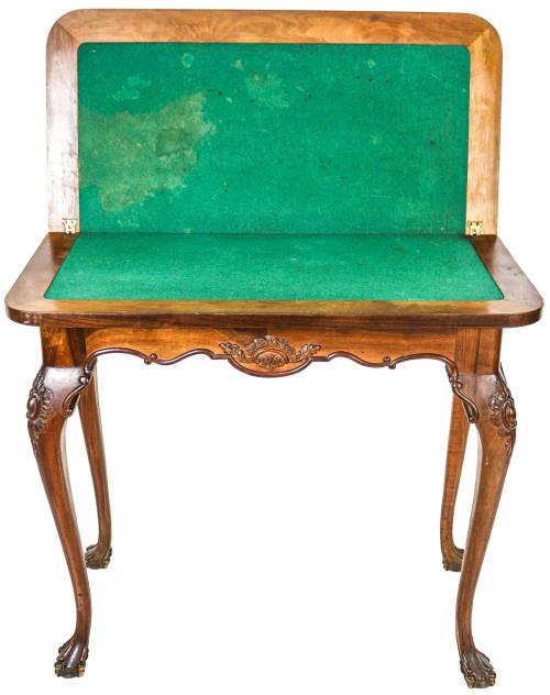 MESA DE JUEGO ESTILO CHIPPENDALE