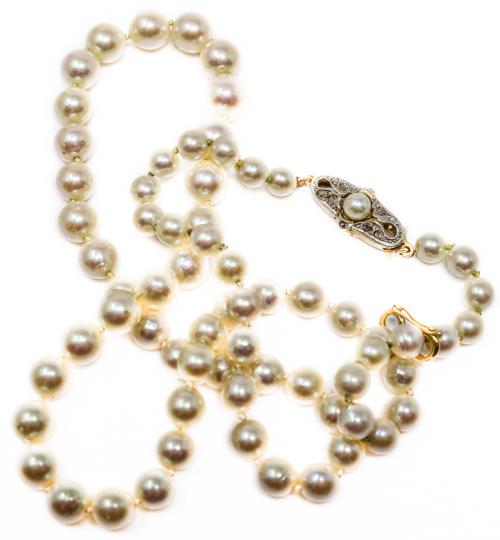 COLLAR DE PERLAS DE MEDIADOS S.XX