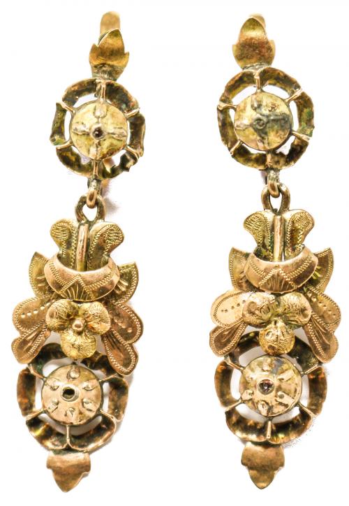 PENDIENTES ISABELINOS DEL S.XIX