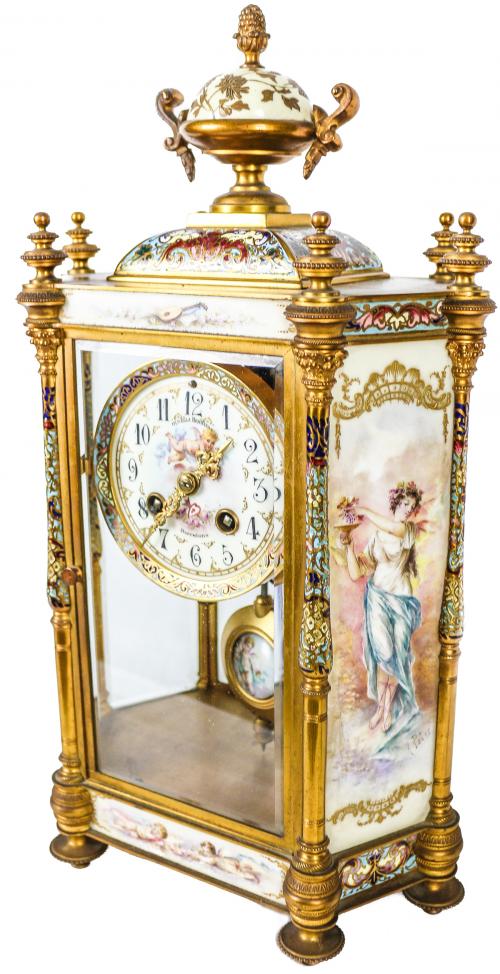 RELOJ DE SOBREMESA FRANCÉS DE FINALES DEL S.XIX