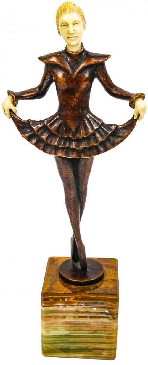"BAILARINA" FIGURA CRISOELEFANTINA