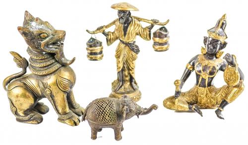 CUATRO FIGURAS ORIENTALES DE LA SEGUNDA MITAD DEL .XX