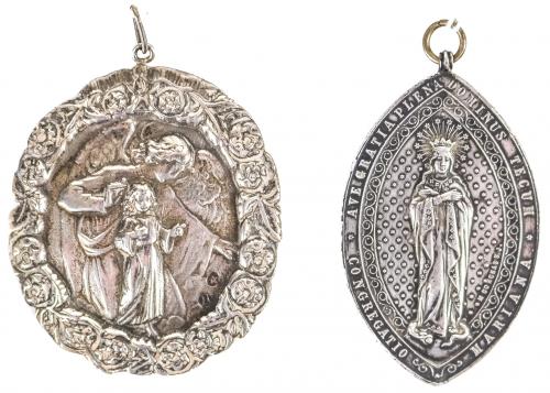 MEDALLA DEL PRIMER TERCIO DEL S.XX Y MEDALLA CIRCA 1900