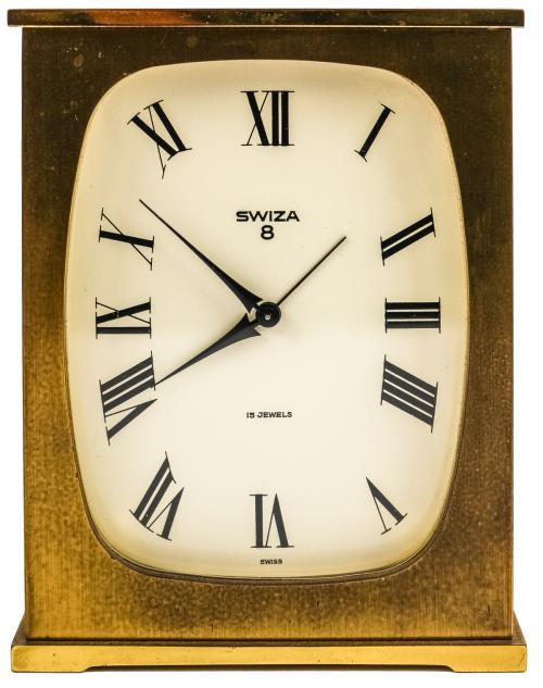 RELOJ DE SOBREMESA "SWIZA 8"  AÑOS 60