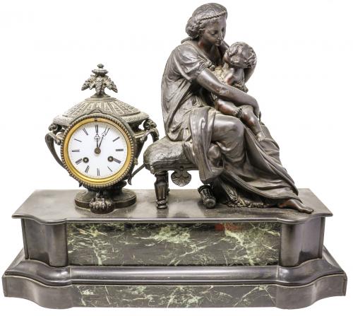 RELOJ DE SOBREMESA FRANCÉS DEL PRIMER CUARTO DEL S.XX.