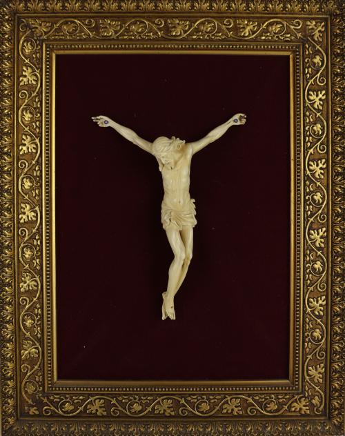 CRISTO DE MARFIL  DEL SIGLO XIX