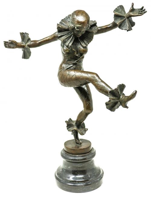 "BAILARINA" FIGURA EN BRONCE DE LA SEGUNDA MITAD DEL S.XX