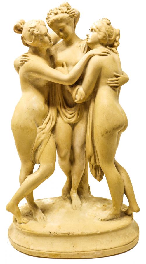 FIGURA EN ESTUCO "LAS TRES GRACIAS"
