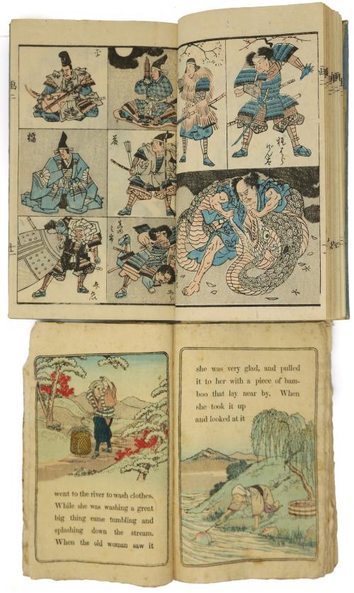 DOS LIBROS JAPONESES  DE  S. XIX/XX